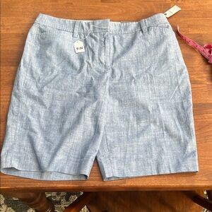 Talbots Light Blue Women's Flat Front Shorts
